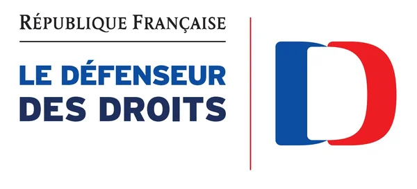 Logo du Défenseur des droits, institution que François-Noël Buffet est pressenti pour diriger.