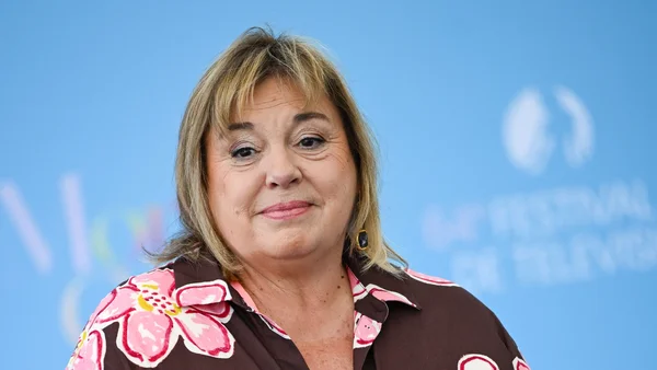 Michèle Bernier au Festival international du film de Berlin.
