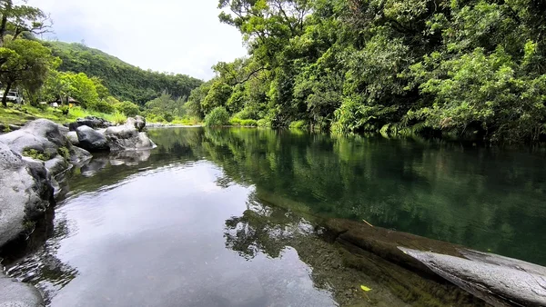 Le Bassin Dinan à Langevin, Saint-Joseph (La Réunion), un paysage naturel de l'île.