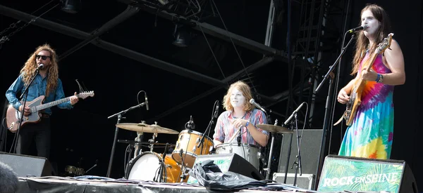 Le groupe Fuzz en concert au festival Rock en Seine en 2015.