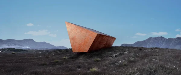 La « boîte noire de la Terre », une structure rouillée sur une colline en Tasmanie, destinée à documenter le désastre climatique.