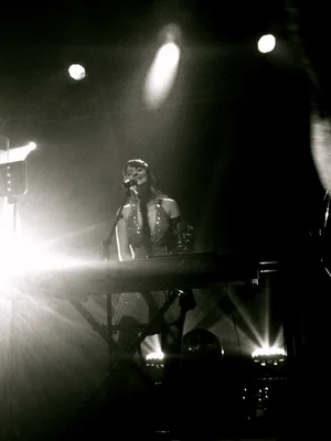 Émilie Simon en concert au Point Éphémère, le 17 septembre 2009.