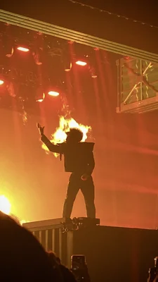 Tyler, The Creator en concert au Ziggo Dome d'Amsterdam, dans le cadre de sa tournée Chromakopia.
