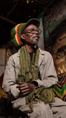 Félicien Kabuga, suspect du génocide rwandais, photographié à La Haye.