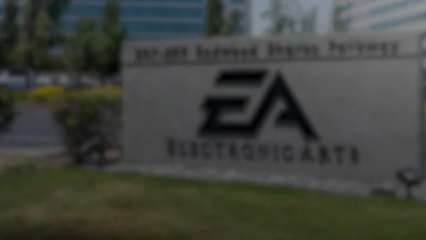 Panneau d'entrée du siège d'Electronic Arts.