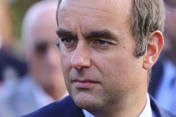 Sébastien Lecornu lors d'une intervention publique.