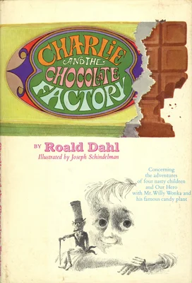 Couverture de la première édition américaine de Charlie et la Chocolaterie (1964).