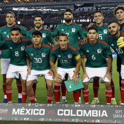 L'équipe du Mexique posant pour une photo officielle lors de la Coupe du monde 2022.