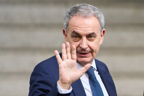 José Luis Zapatero, ancien Premier ministre espagnol, lors d'une apparition publique.