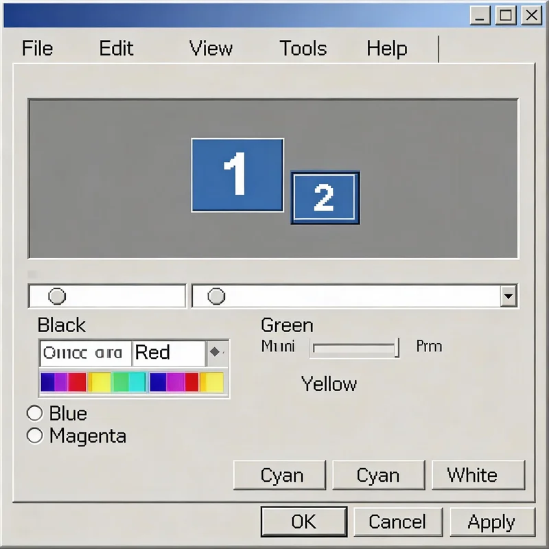 Dual screen configuration