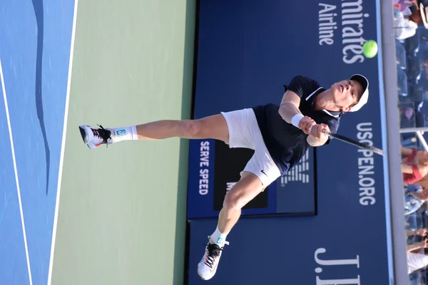 Jannik Sinner in action during a match at the 2024 US Open