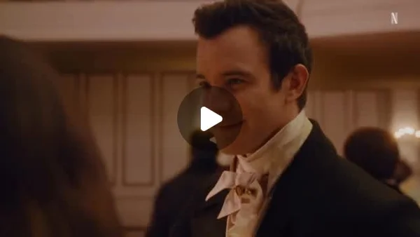 Luke Thompson as Benedict Bridgerton in period costume.