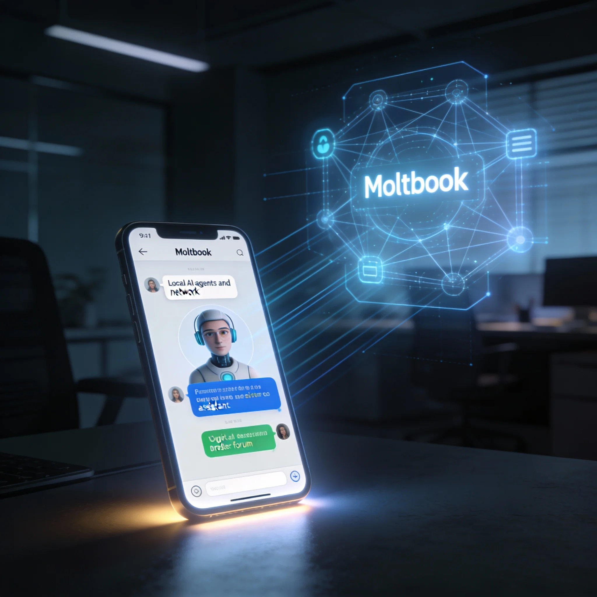 Illustration pour Moltbook