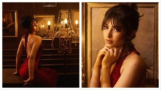 Portrait moderne et chic de l'actrice Sara Arjun en 2025