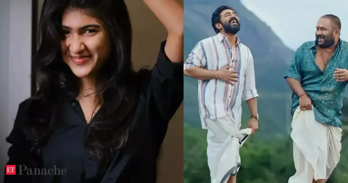 Portrait de l'actrice et productrice Riya Shibu