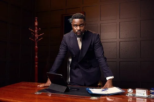 Ghanaian musicians performing or discussing global music industry strategies.