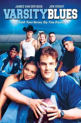 James Van Der Beek en maillot de football dans Varsity Blues (1999).