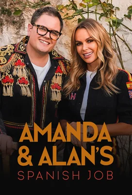 Promotional image for Alan Carr and Amanda Holden's home renovation series Italian Job