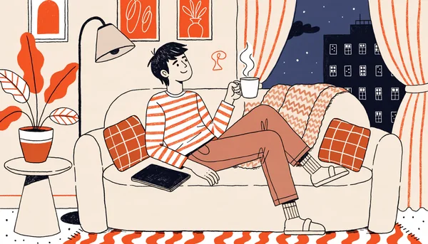 Le contraste cocooning : la vraie vie après 18h