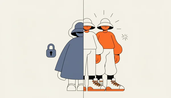 Illustration de deux ami·e·s riant ensemble sur un toit au coucher du soleil, leur téléphone laissé de côté, pour rappeler que l'essentiel de l'amitié se joue hors ligne.