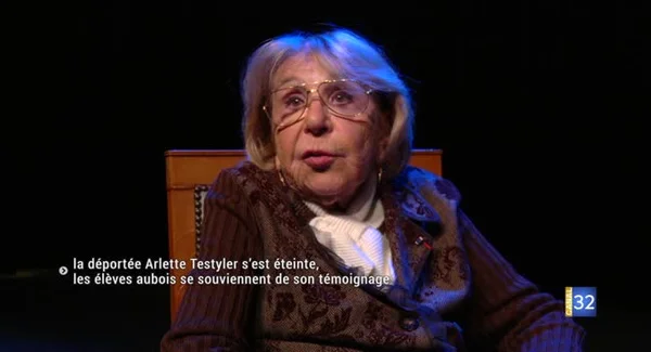 Arlette Testyler, rescapée de la rafle du Vél’d'Hiv de 1942, dont le décès est annoncé