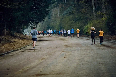 Accueil du site du parkrun du Bois de Boulogne à Paris, événement de course à pied communautaire en plein air.