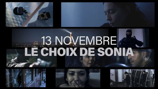 Visuel de l'émission France TV « 13 novembre, le choix de Sonia », consacré à Sonia, héroïne des attentats du 13 novembre, au cœur de l'article sur la réception de la cagnotte de 470 000 euros.