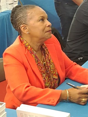 Christiane Taubira lors du Festival America 2018 à Vincennes.