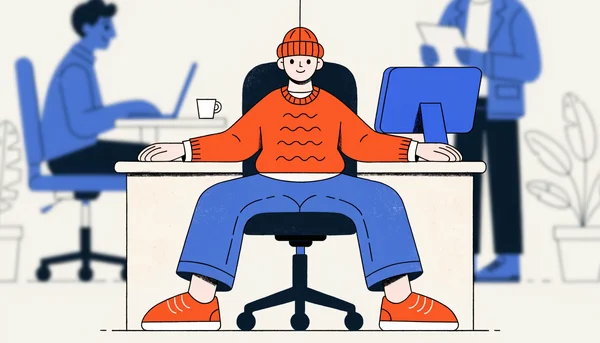 L'autograndissement : une posture d'étirement de la colonne vertébrale, réalisée discrètement en position assise au bureau.