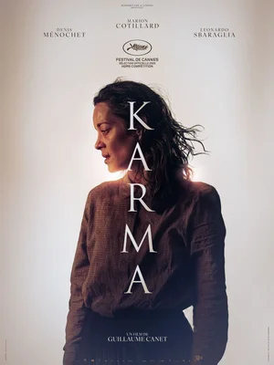 Affiche officielle du film Karma de 2026, telle qu'affichée sur la plateforme AlloCiné.