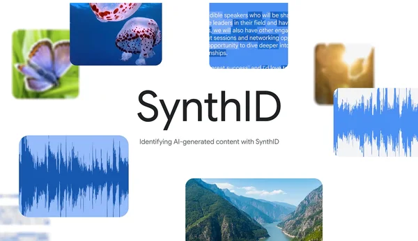 Article de Medium intitulé « SynthID: A Technical Deep Dive into Google's AI Watermarking Technology », illustrant le fonctionnement de la technologie de tatouage d'images IA développée par Google.