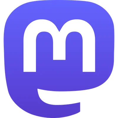Logo ou capture d'écran de l'application de réseau social Mastodon, une alternative européenne open-source aux plateformes comme Instagram et TikTok.