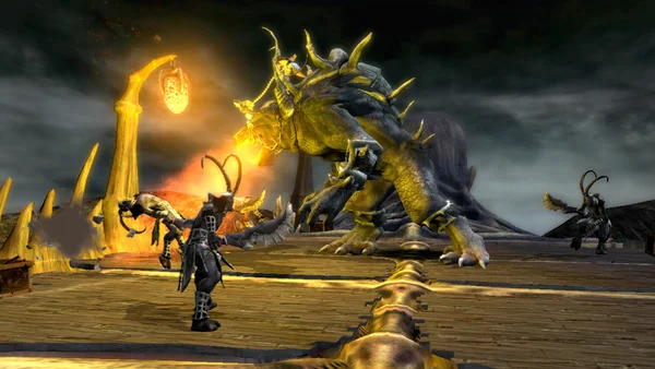 Image promotionnelle ou capture d'écran issue de la critique du jeu Dante's Inferno sur Xbox 360 sur le site CG Mag Online