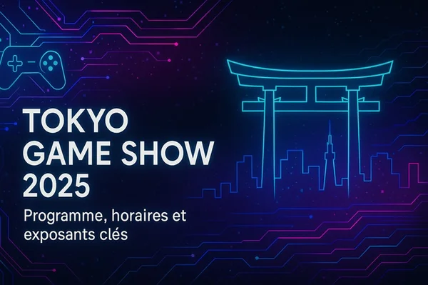 Exposants et événements clés du Tokyo Game Show 2025, salon international dédié aux jeux vidéo et aux technologies interactives, utilisé comme alternative par les développeurs.