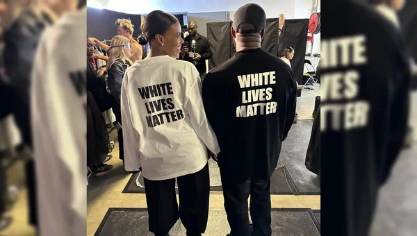 Kanye West provoque le scandale à la Fashion Week avec un tee-shirt affichant 'White Lives Matter'