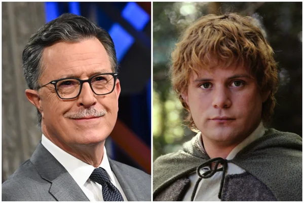 Stephen Colbert en tant que superfan de la saga Le Seigneur des Anneaux, illustrant son lien personnel avec l'œuvre avant son annonce en tant que scénariste.