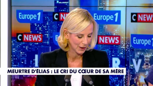 Stéphanie Bonhomme, la mère d'Elias, s'exprimant face aux caméras, visiblement émue, lors d'une déclaration sur l'affaire Elias