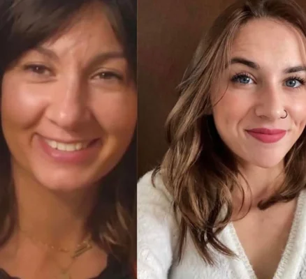 Photographie des deux victimes de l'affaire des disparues de l'Aveyron : Audrey, à gauche, et Angela, à droite.