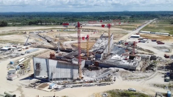 Nouvel ensemble de lancement pour Ariane 6 au Centre spatial guyanais de Kourou en Guyane, infrastructure majeure du CNES