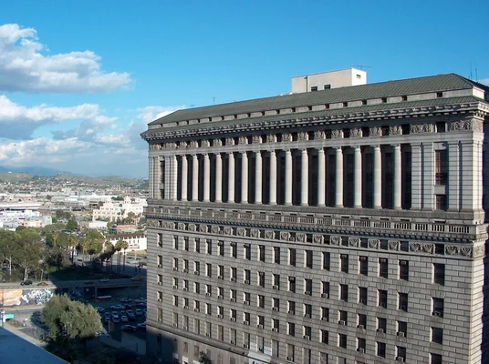 Le Hall of Justice à Los Angeles, bâtiment historique de la justice