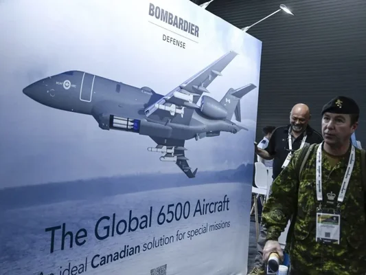 Jet Bombardier mentionné dans le cadre de contrats de défense de près d'un milliard de dollars