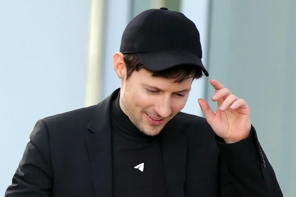 Pavel Durov, fondateur de Telegram, lors d'une déclaration publique.