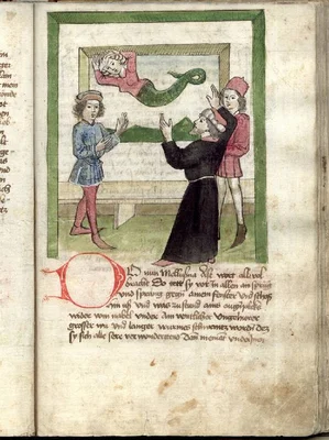 Visuel associé à l’étude sur le secret de Mélusine dans les romans français et l’iconographie des XIVe et XVe siècles, publiée sur OpenEdition.