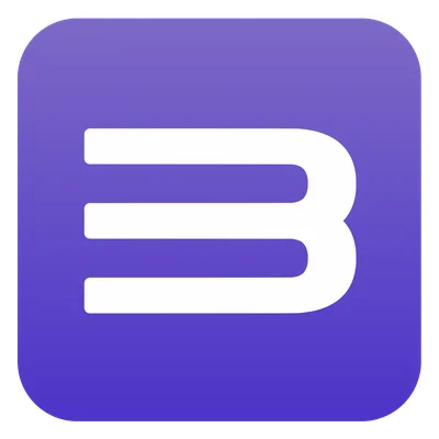 Icône de l'application RPCS3 : une tuile viole à coins arrondis contenant un chiffre 3 blanc stylisé, formé de trois barres horizontales aux extrémités droites arrondies et jointes