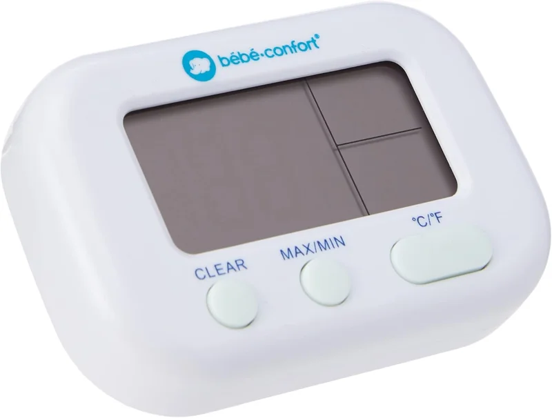 BEBECONFORT Thermomètre Hygromètre, Mesure la Température et L’humidité, Convient dès la Naissance, 1 Unité