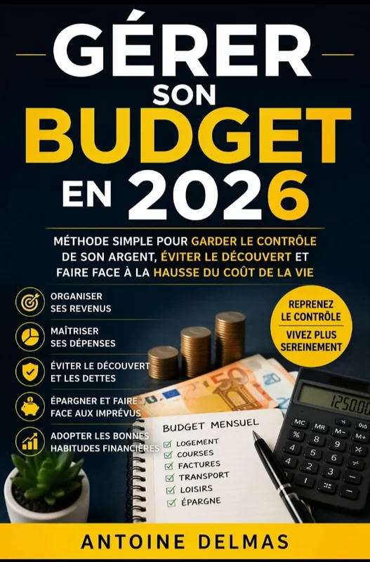 Gérer son budget en 2026: Méthode simple pour garder le contrôle de son argent, éviter le découvert et faire face à la hausse du coût de la vie