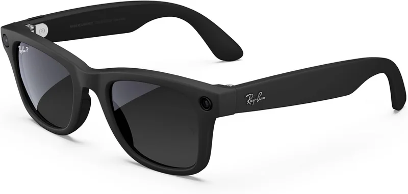 Ray-Ban Ray-Ban Meta RW 4008 WAYFARER Unisex Sunglasses Black/Grey Matt 53/22/155, Matte Black/Grey Ombre, 53/22/155