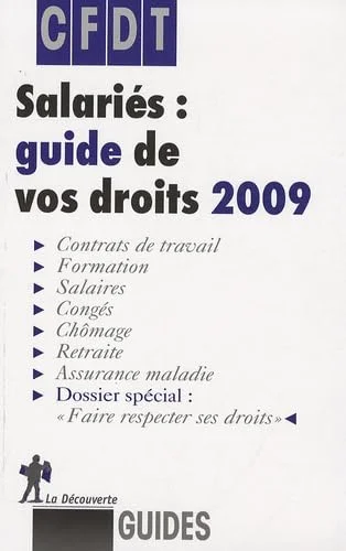 Salariés : guide de vos droits