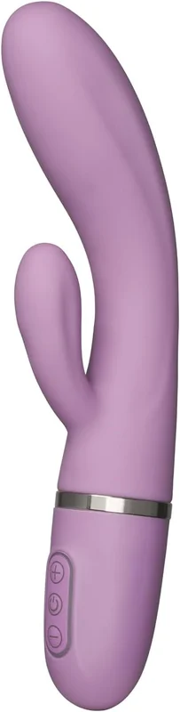 Baseks Bendy Curve Women's Silicone Vibrator - Waterproof and Stimulating G-Spot with Clitoral Stimulation - Rabbit Toys G-Point Vibrator - Sex Toys Couple