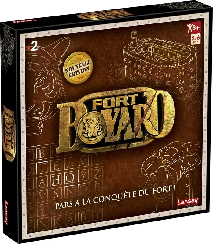 Lansay - Fort Boyard - New Edition - Board and Thinking Game for Children from 8 Years Old - To Play With Friends or Family - Inspired TV Game - 2 to 6 Players
